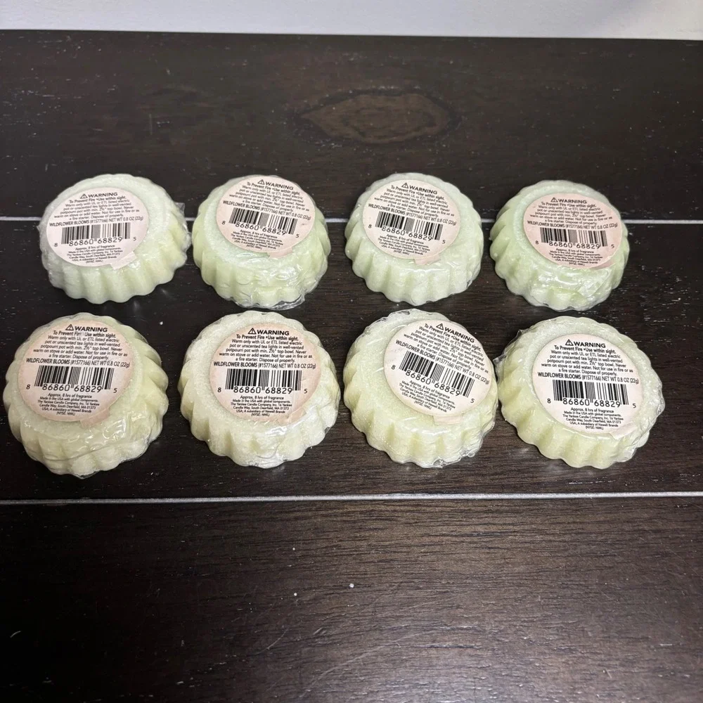 Yankee Candle | Lot of 8 | Wildflower Blooms | Tarts Wax Melts
